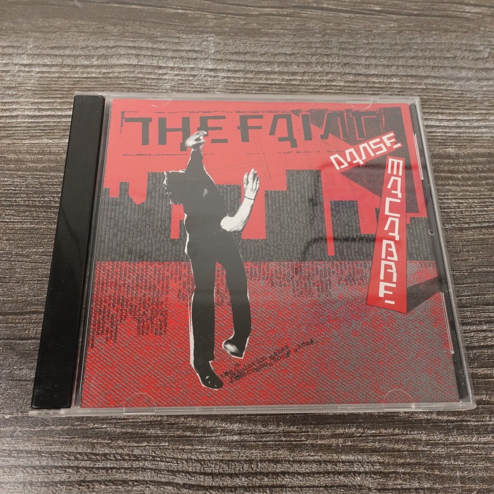 The Faint Danse Macabre CD Album Red Black Good Saddle Creek Indie Dance Punk